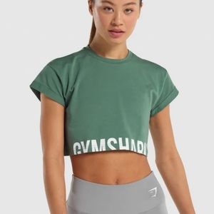 Fraction Crop Top
